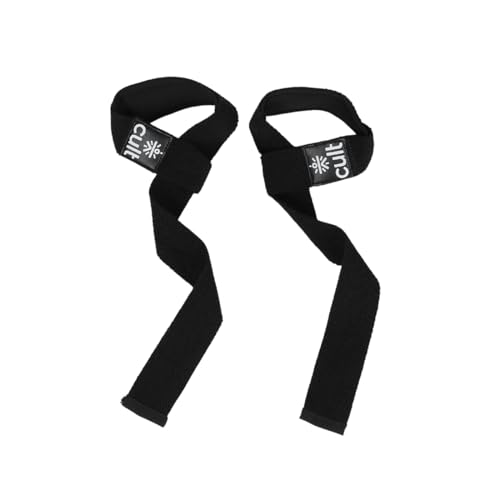 Image of Cult Neo Weightlifting Wrist Wraps for Men & Women - Adjustable Gym Wrist Support Straps for Lifting, CrossFit, Powerlifting, Strength Training & Fitness - Durable, Comfortable & Sweat-Resistant - Black