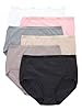 Hanes Women's 6 Pack Core Cotton Panty briefs underwear, Neutrals, XX-Large US
