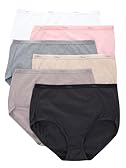 Hanes Women's 6 Pack Core Cotton Panty briefs underwear, Neutrals, XX-Large US