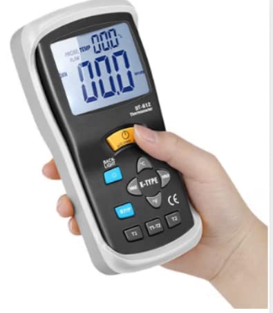 DT-612 Pantalla digital de doble canal contacttermómetro