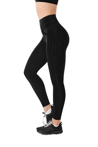 Fanka Powerband Resistance High Intensity Leggings for Women, Full Length-High