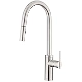 Danze D454058SS Parma Cafe Pull-Down Kitchen Faucet with SnapBack Retraction, Stainless Steel