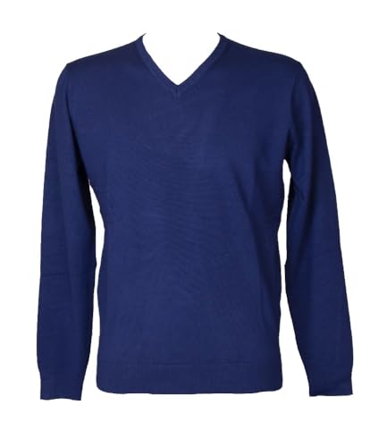 Pull Homme Col V RAGNO Idéal pour le Bureau et les Sorties Quatre Saisons