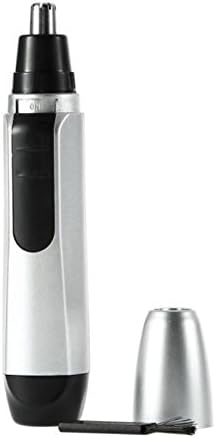 1pc Silver Electric Nose Hair Removal Trimmer Shaver Clipper Cleaner Remover