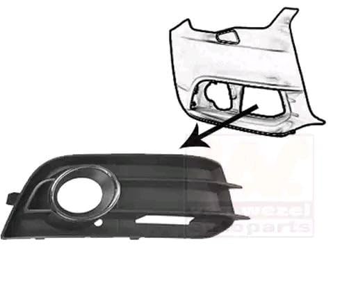 VAN WEZEL 0301594 Rejilla de ventilación parachoques Delante, derecha Compatible con AUDI A1 Sportback 8XA, 8XF A1 Hatchback 8X1, 8XK