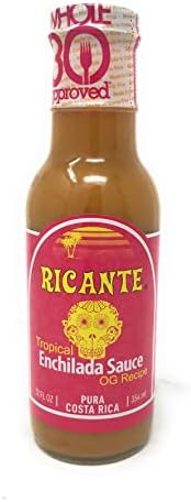 Ricante Hot Sauce Enchilada Sauce, 12 FZ