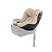 CYBEX Gold Kinder-Autositz Sirona G3 Plus ohne Base, Ab ca. 3 Monaten bis 4 Jahre (Ab Geburt mit Neugeboreneneinlage), Max. 19 kg, 61-105 cm (Ab 40 cm mit Neugeboreneneinlage), Almond Beige