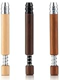 【3-Pack】Wooden Cigarette Holder Set, Portable One Hitter for Gift, Unique Design for Easy Cleaning, Premium Kit(3-Colors)(about 3inches)