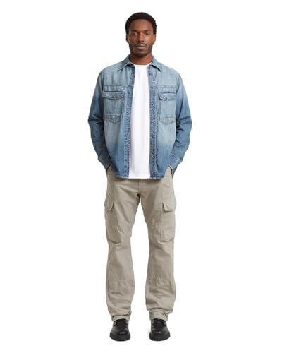 G-Star Men's Clean Regular Cargo, Size: 35/38, Color Beige – Ansicht 3
