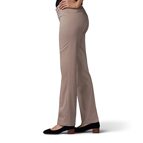 Lee Women's Petite Flex Motion Regular Fit Straight Leg Pant2