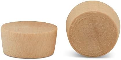 Wood Plugs for Furniture, 1/2 inch Maple Flat-Head Plug, Wooden Screw-Hole Plug Covers Pack of 500 by Woodpeckers