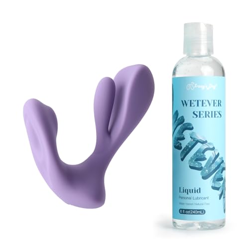 Tracy's Dog Swirlii Rotating and Vibrating Dual Vibrator, Wearable Adult Sex Toys with Clitoral Grinding Motion & Rotating G-Spot Stimulation, Lavender