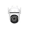 Tapo C530WS Telecamera Wi-Fi Esterno 3K 5MP, 360° Visuale, Visione Notturna a Colori Starlight, Rilevamento AI, IP66, Wi-Fi o Ethernet, Allarme Sonoro e Luminoso, Supporta MicroSD fino a 512 GB