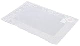 100% Baumwolle, Ampfing Baumwolldeckchen mit Spitze im Landhausstil, Größe ca. 35x50 cm Material 100% Baumwolle, Farbe weiß, K3-6168
