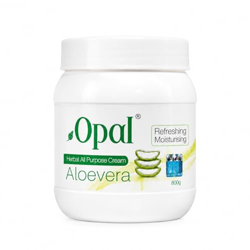Image of OPAL Aloevera Herbal All Purpose Cream for Deep Nourishing & Refreshing Moisturizing- Hydrating & Revitalizing Skin Care All Skin Types - 800gm