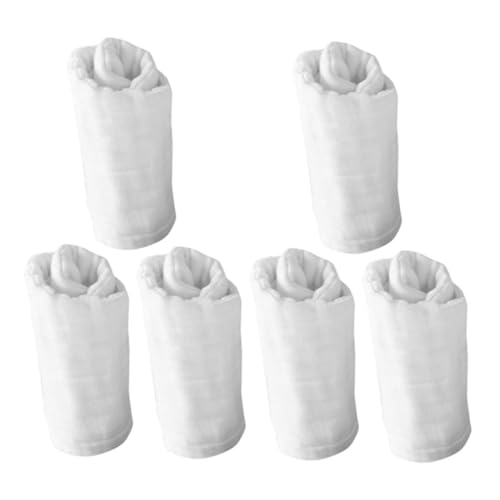 6pcs Muslin Burp Cloths Soft Cotton Washable Diapers Breathable Reusable Pee Pads for Newborn Boys Shower Daily Use