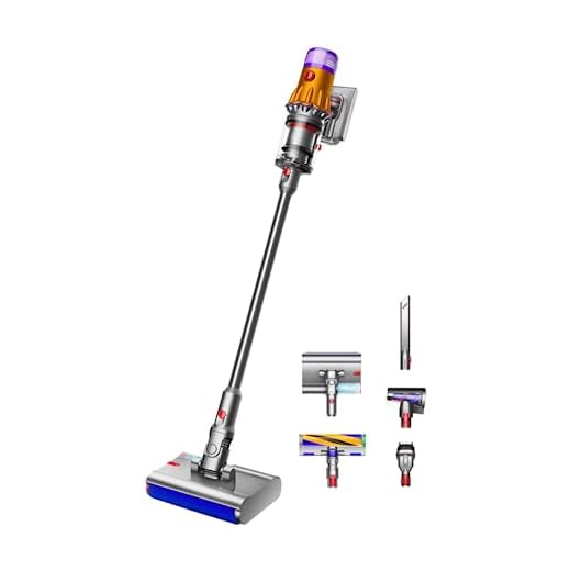 Dyson V12S Detect Slim Submarine Wet And Dry Hepa Filter Vacuum Cleaner, 1 Count, 350Ml, Yellow
