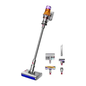 Dyson V12S Detect Slim Submarine Wet And Dry Vacuum Cleaner, Yellow, Hepa Filter, 0.35 Litre, 1 Count