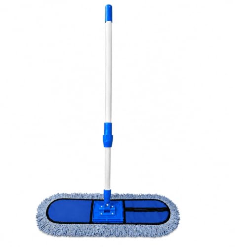 Dry and Wet Mop for Floor Cleaning with Microfiber Refills and St...