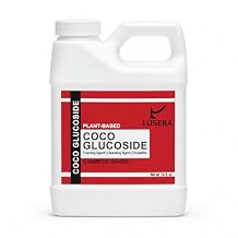 Coco Glucoside Surfactant, Cosmetic Grade Plant-Based Nonionic Cleansing Agent, Sulfate-Free Foam Booster for DIY Shampoo, Body Wash, Facial Cleanser, 16 fl oz