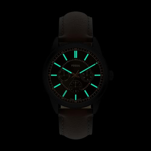 Image of Fossil Pearson Brown Quartz Leather Watch FS6138