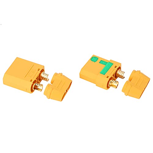 Conector XT90 de latón chapado en oro antichispas FTVOGUE de 60A DC500V