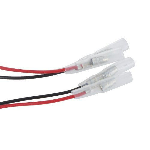 SODIAL (R) 2pz universale 12V bianco 4 LED tondo