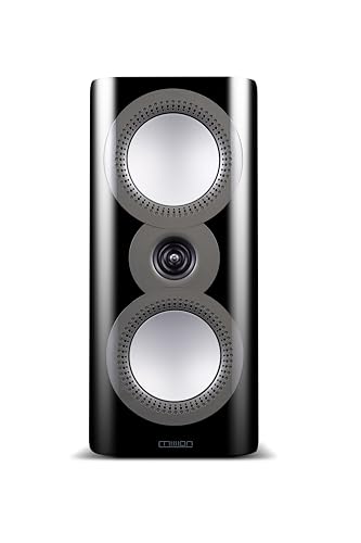 Mission ZX-2 Bookshelf Speakers (Pair) – Premium Passive Hi-Fi Tower Speakers, British Engineered, Dual 5.25' DiaDrive Bass Drivers, 1.5' Ring Dome Tweeter, 150W, 45Hz–24kHz, Piano Finish