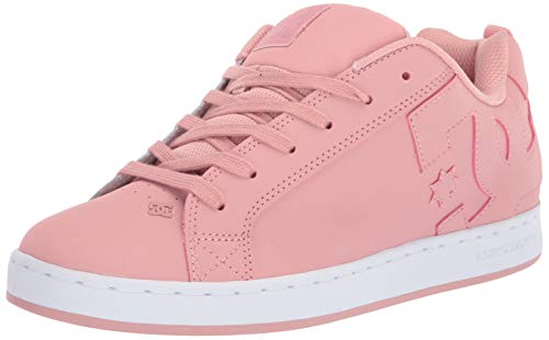 DC Women's Court Graffik Skate Shoe, Rose, 10 B M US