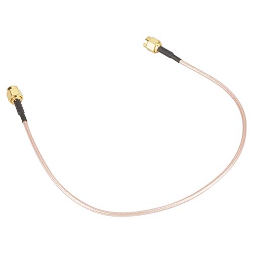 FTVOGUE Cable Coaxial RG316 SMA a SMA Cable 2 Piezas 50 Ohmios 15 Cm Adaptador de Extensión de Antena con Conexión de Rosca para Equipo de Dispositivo de Monitoreo de Enrutador