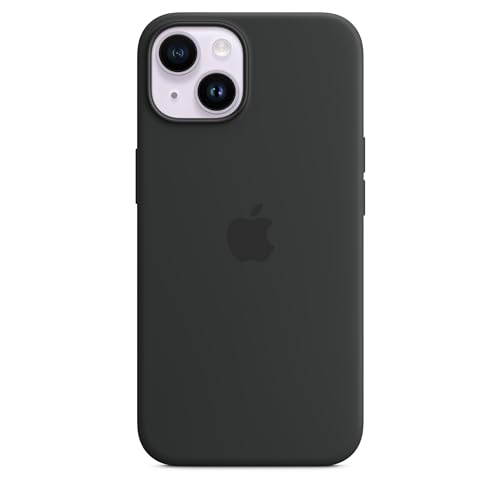 Image of Apple iPhone 14 Silicone Case with MagSafe - Midnight