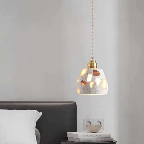 Luminaire pendentif en marbre naturel et terrazzo haut de gamme - 4