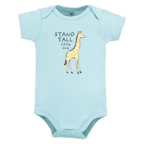 Image of Hudson Baby Unisex Baby Cotton Bodysuits 5-pack