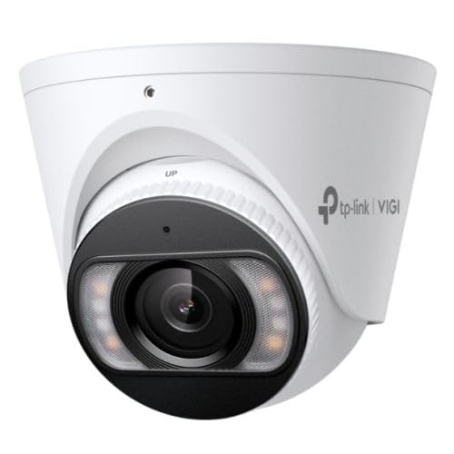 Image of VIGI InSight S485(4mm) 4K 8MP Full-Color Turret Network Camera, Ultra HD CCTV Camera with RJ45 PoE Support, People & Vehicle Analytics, Human & Vehicle Classification, Two-Way Audio, Active Defence