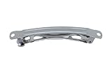 Trimweaver 24-Piece 70mm French Style Barrette Hair Clip for Craft, 2-3/4-Inch