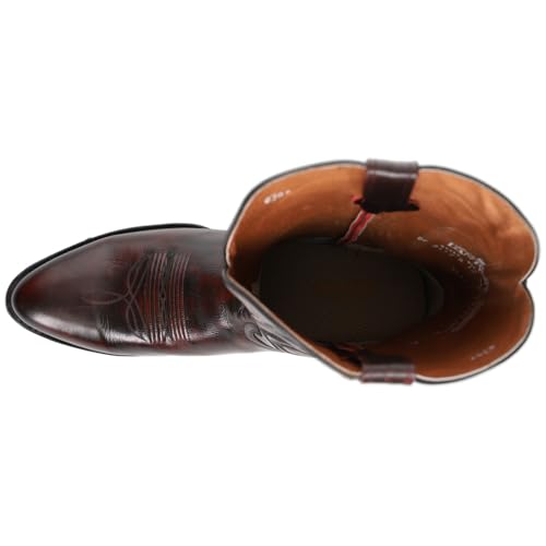 Dan Post Boots Mens Milwaukee Round Toe Western Cowboy Boots Casual Mid Calf - Brown4