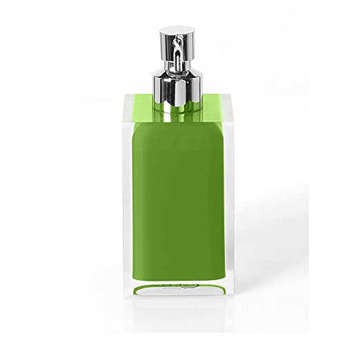 Gedy Auckland Dosasapone Bagno, Verde (Acido), 16.2 x 7 x 7 cm