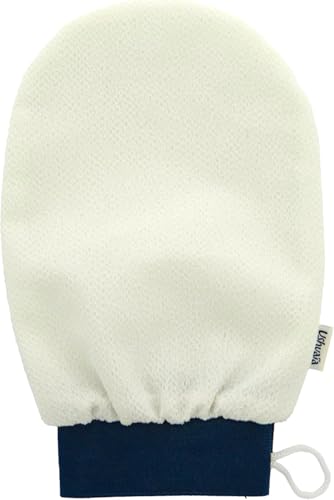 Ushuaïa - Gant Hammam Kessa Traditionnel – Exfoliation Profondeur – Gommage Oriental au Savon Noir – Texture Crêpe Vegan – Peau Lisse, Détoxifiée...