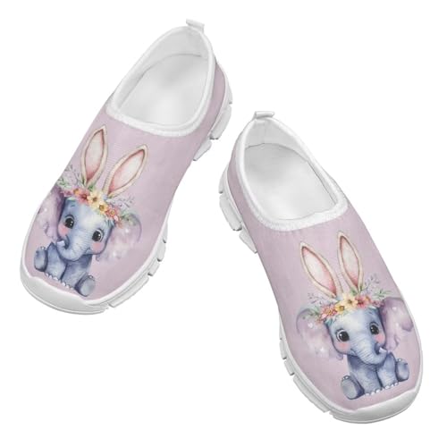 Girls Easter Shoes Funny Print Tennis Slip On Shoes3