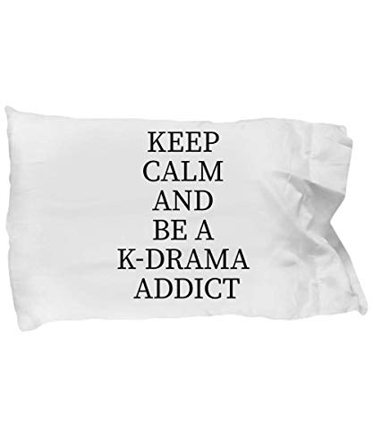 Korean Drama Pillow Case Funny Gift Microfiber Standard Size 20x30 White