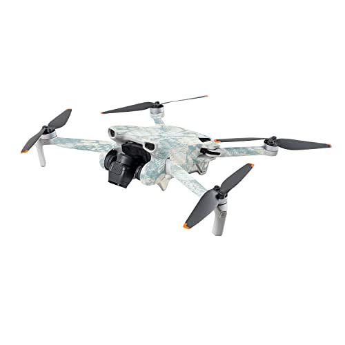 Image of MightySkins Carbon Fiber Skin Compatible with DJI Mini 3 - Blue Seashells | Protective, Durable Textured Carbon Fiber Finish | Easy to Apply | Made in The USA