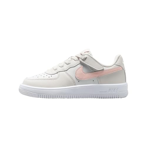 Nike Force 1 Low EasyOn Little Kids' Shoes (FN0237-006, Phantom/Summit White/Echo Pink)