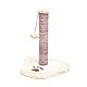 Aqpet Kratzbaum für Katzen, Spielbaum, Katzenbaum, mit Kugel, 39 cm, Farbe Beige