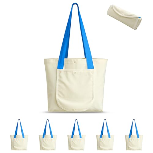 Sac fourre-tout pliable en toile avec poche Coddsmz pour peinture