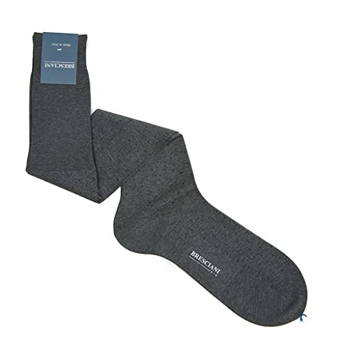 Bresciani Over-The-Calf Multi Dot Cotton Men's Italian Dress Socks2