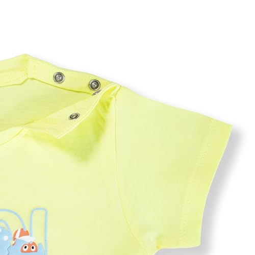 YUV Infant Baby Boys & Girls 100% Cotton Printed Multicolor Half Sleeve T Shirts - 0 to 24 Months Babies, Pack of 5