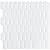 WalDecoo Long Hexagon Peel and Stick Tile Backsplash for Kitchen, 12"×12" White 3D Self-Adhesive Tile, Stronger Adhesive, 10-Sheet Stick on Backsplash for Kitchen