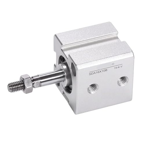 Vérin pneumatique compact SDA12 x 45mm avec filetage mâle - 4