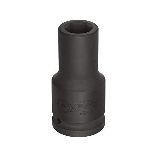 Image of JETECH 3 /4 inch Drive 3 /4 inch Deep Impact Socket, 6-Point SAE Impact Socket, Heat-Treated Chrome Molybdenum (Cr-Mo) Alloy Steel, Heavy-Duty for Automotive & Industrial Mechanics