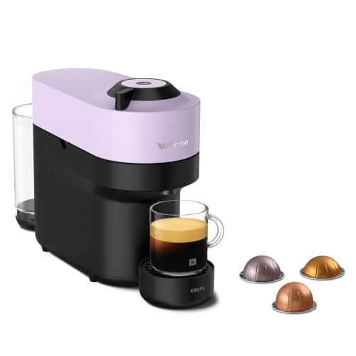 Miniatura 7 de KRUPS Nespresso Vertuo Pop, Cafetera de Cápsulas, Capacidad de 0,56L, Lila